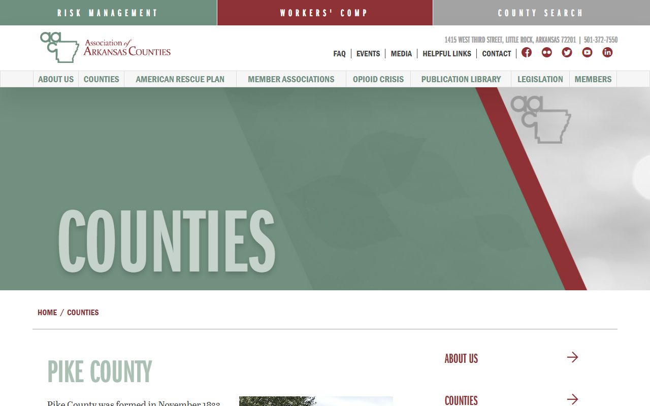 Pike County Circuit Clerk listing on Arkansas Association of Counties