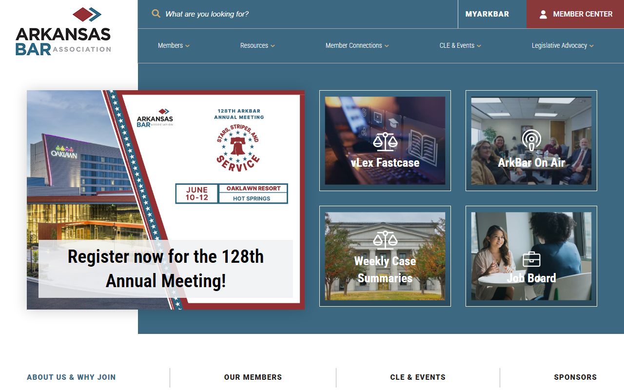 Arkansas Bar Association family law resources for divorce